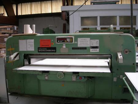 Sheef feed finishing Guillotine WOHLENBERG 220
